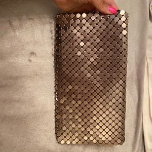 Brand new bronze clutch